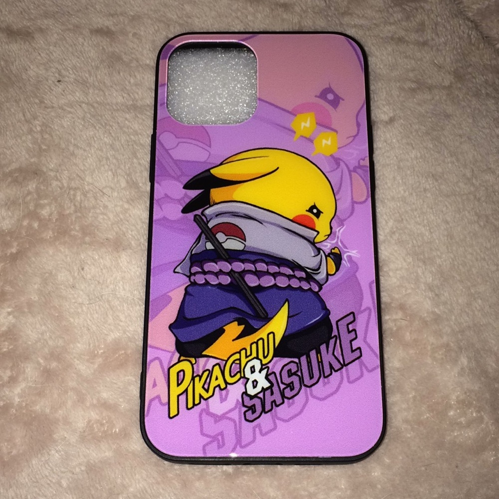 Pikachu & Sasuke iphone 12 case